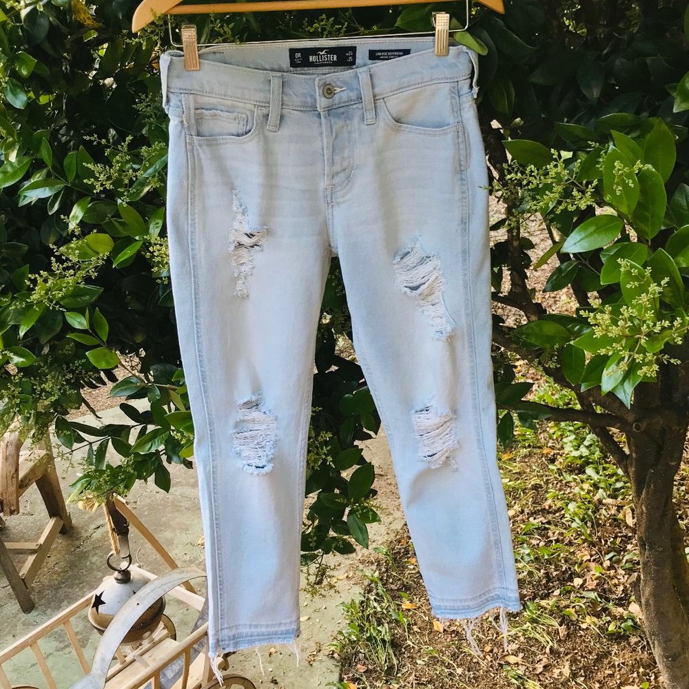 Low Rise Boyfriend Vintage Stretch